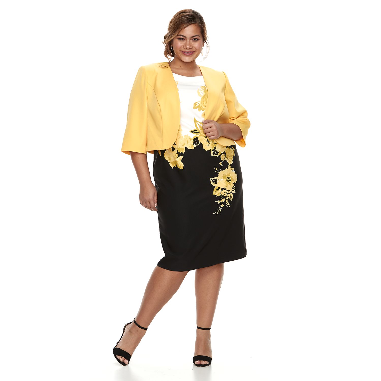 Maya Brooke Floral Dress ☀ Jacket Set